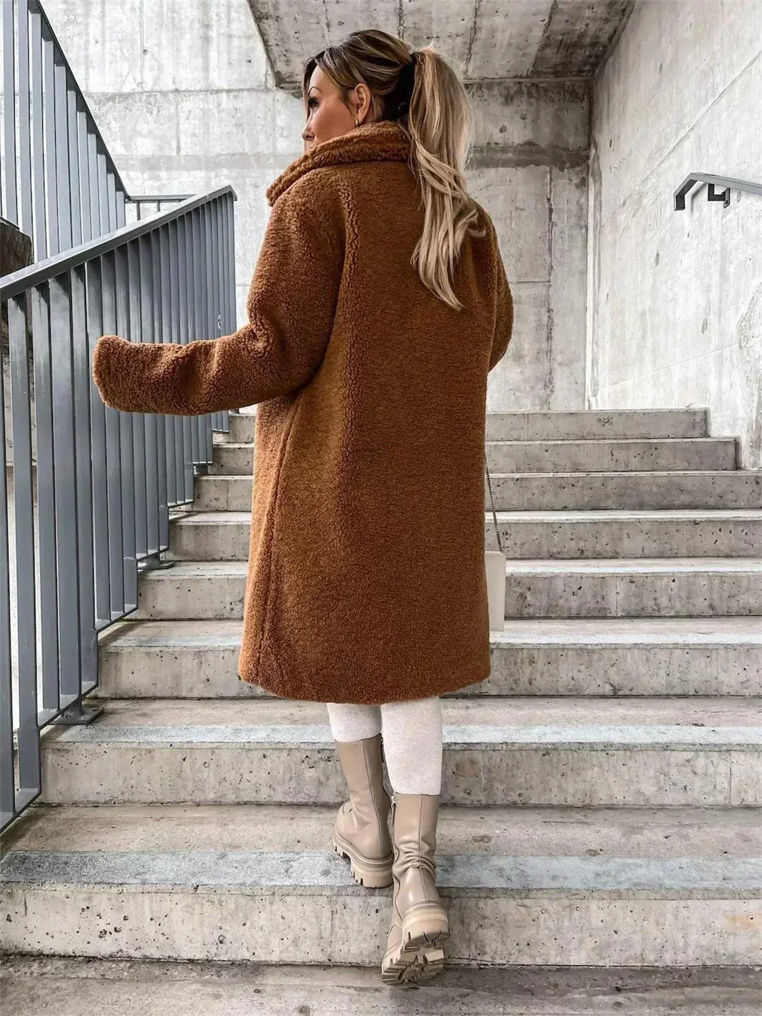 Presina - Elegant teddy coat for women