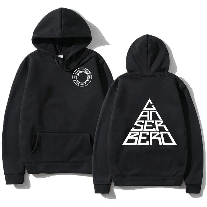 Men's Canserbero Tribute Hoodie | Dual Graphic Print | Fleece Streetwear Pullover