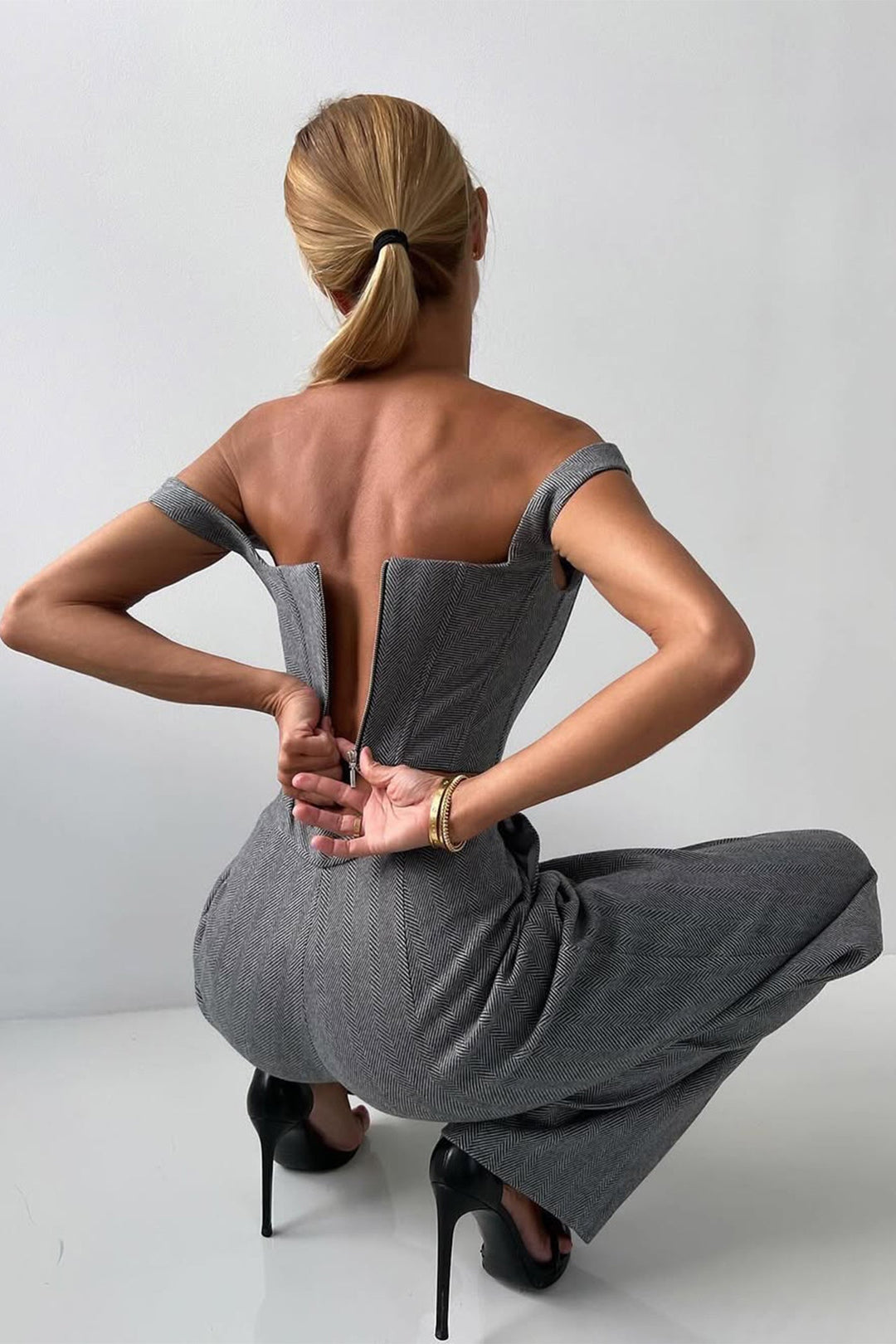 Renata - Ensemble trois pièces avec blazer croisé 