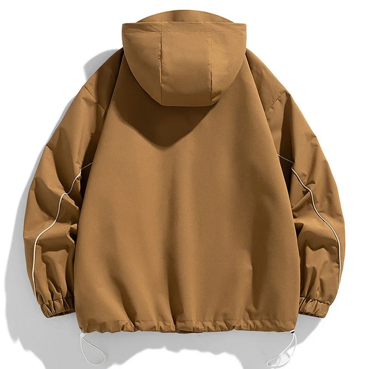 Men’s Windbreaker Jacket | Drawstring Hood & Elastic Cuffs | Lightweight Shell