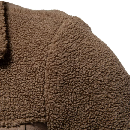 Veste en toile doublée sherpa pour homme | Vêtements d'extérieur chauds et décontractés | Automne-Hiver Canada