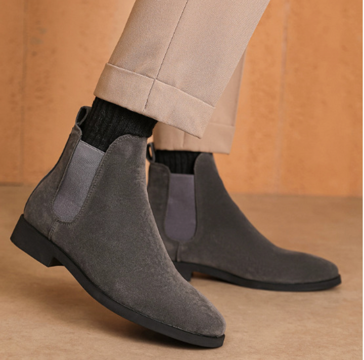 SUEDE CHELSEA BOOTS