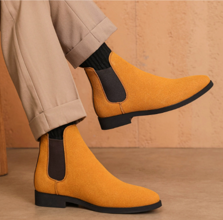 SUEDE CHELSEA BOOTS