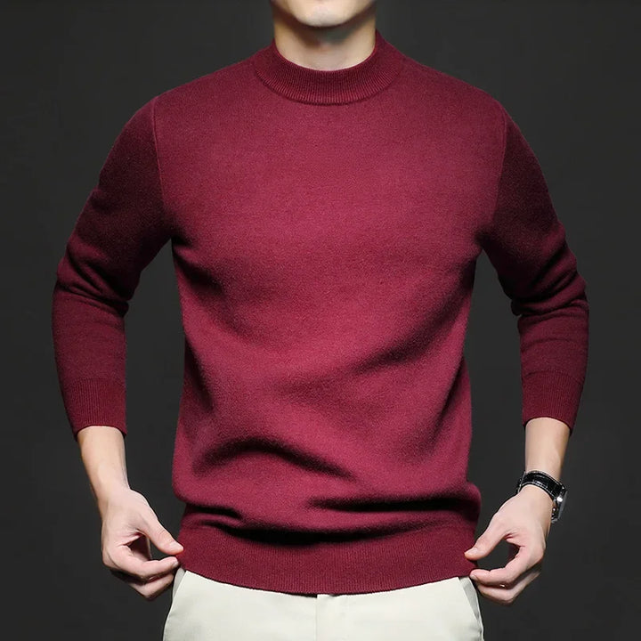 Men’s Merino Wool Blend Sweater | Classic Crewneck | Lightweight Fall Knitwear
