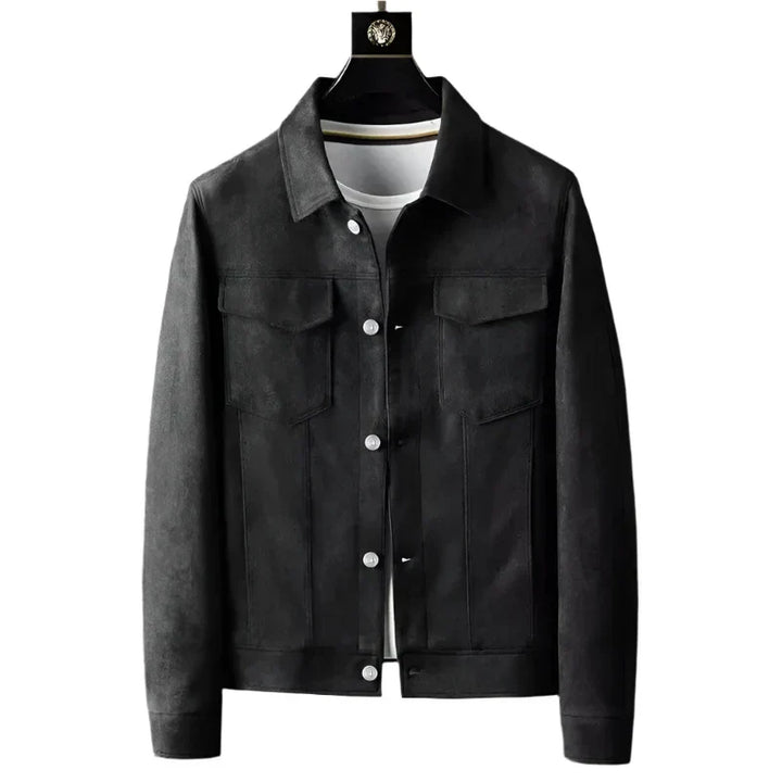Corduroy Jacket for Men | Fleece Lined | Button-Front Casual Outerwear