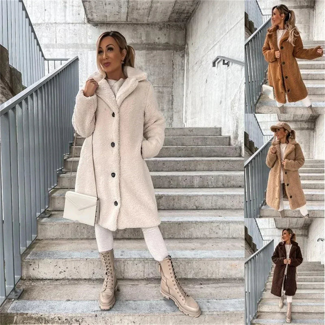 Presina - Elegant teddy coat for women