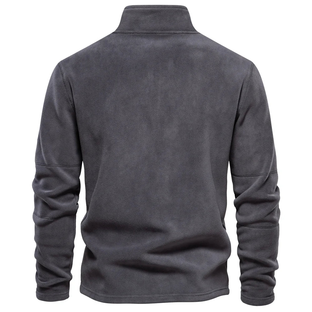 Men’s Fleece Quarter-Zip Pullover | Lightweight Cold-Weather Layer