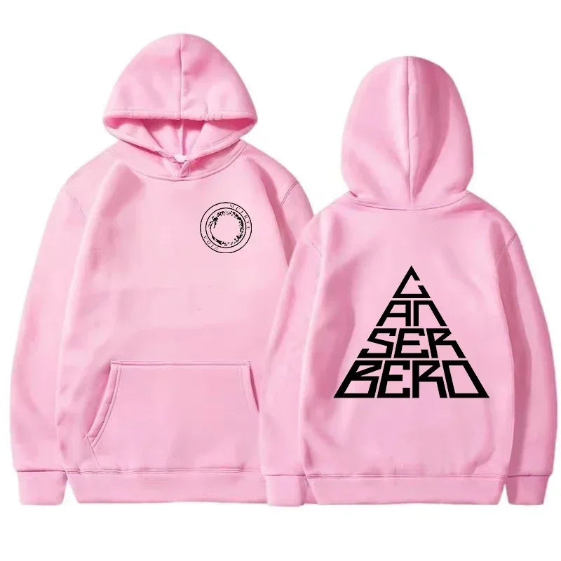 Men's Canserbero Tribute Hoodie | Dual Graphic Print | Fleece Streetwear Pullover