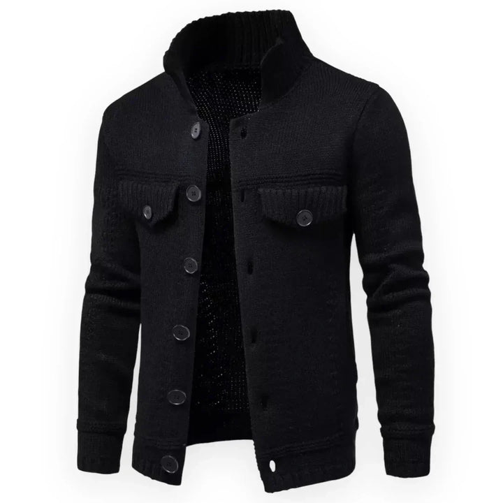 Knit Overshirt Jacket | Button-Front Cardigan Style | Warm Layer for Fall