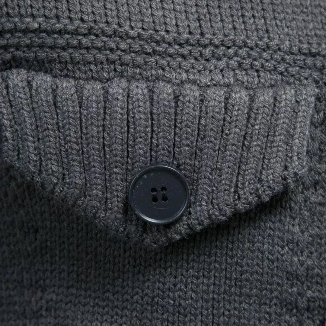 Knit Overshirt Jacket | Button-Front Cardigan Style | Warm Layer for Fall