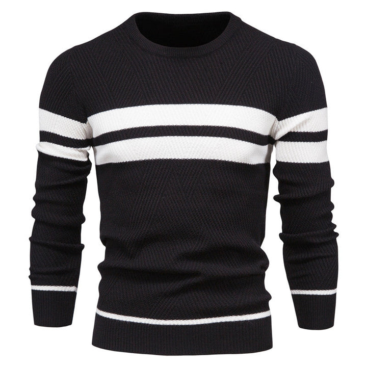 Men’s Knit Crewneck Sweater | Textured Design | Casual Workwear Canada