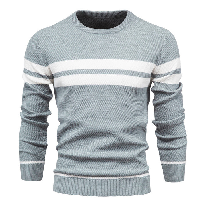 Men’s Knit Crewneck Sweater | Textured Design | Casual Workwear Canada