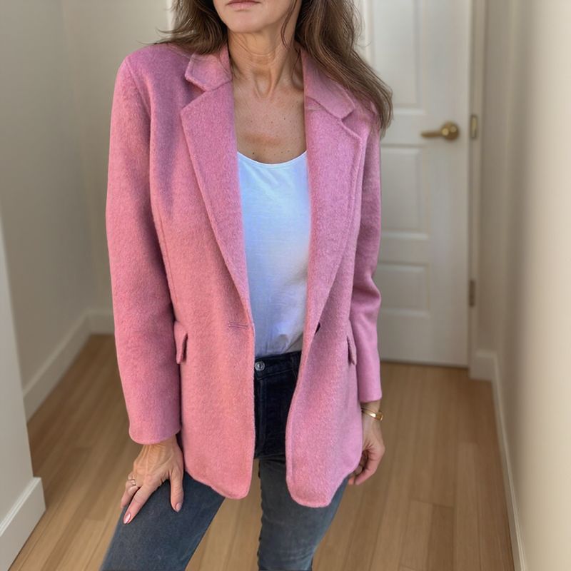 Leandra - Soft button-down blazer