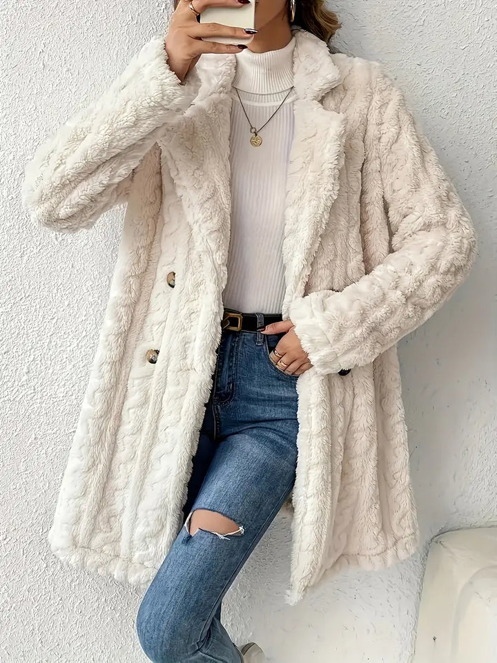 Léa - Women's faux fur coat