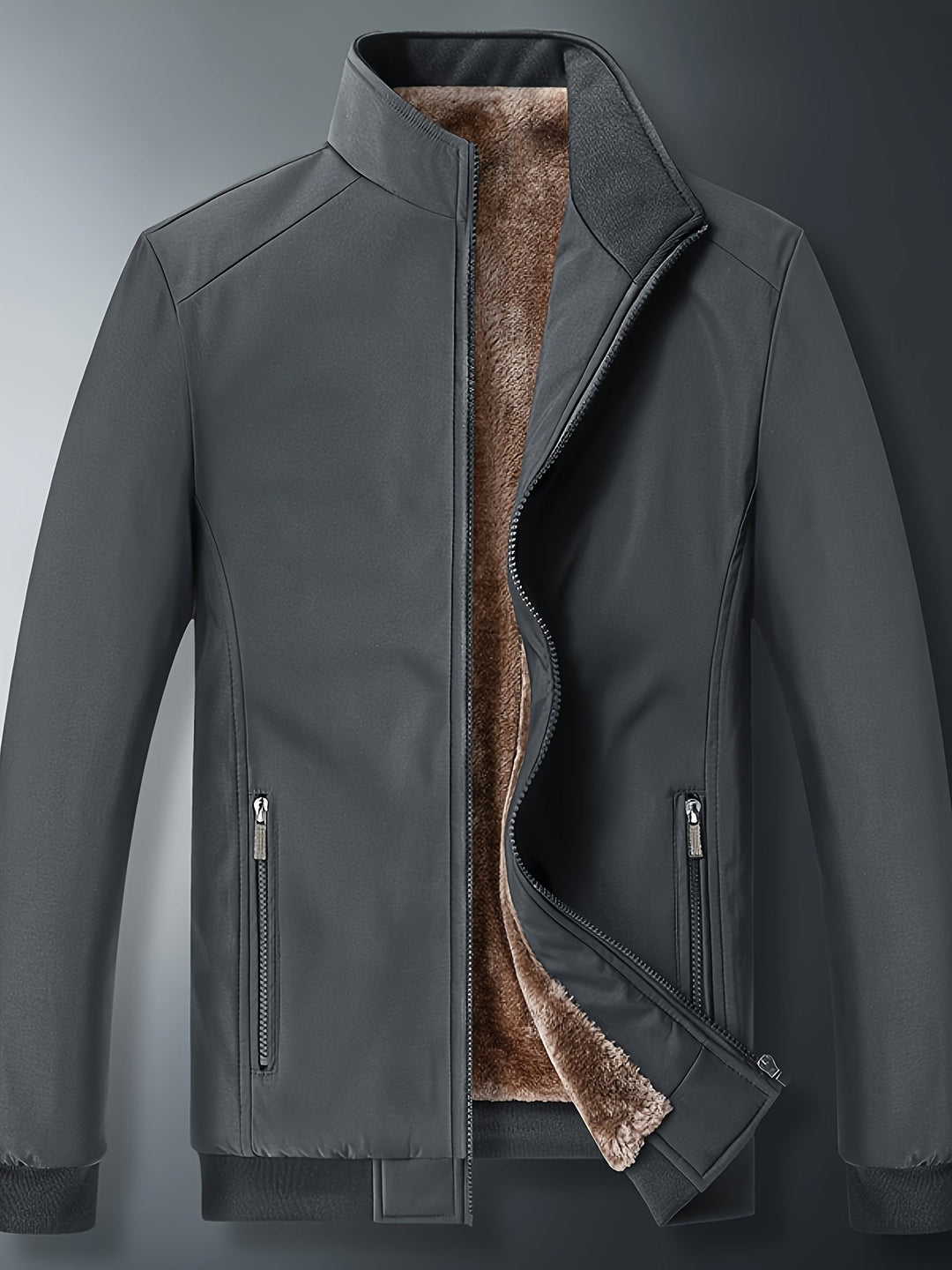 Veste softshell doublée polaire pour homme | Vêtement d'extérieur décontracté et coupe-vent | Couche urbaine pour temps froid