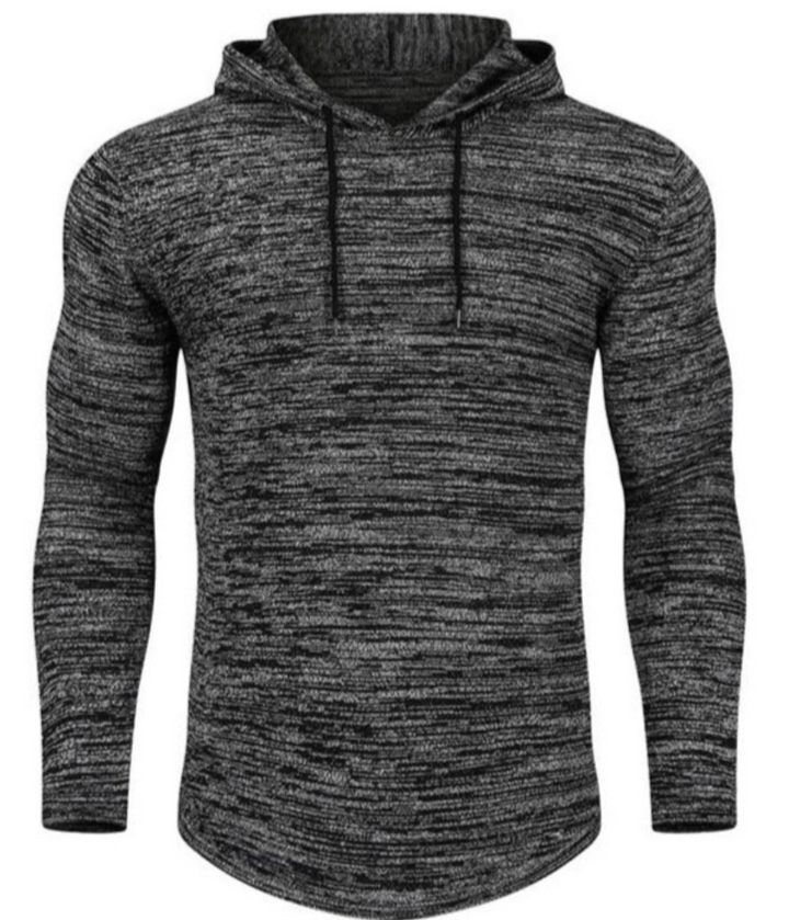 Men’s Lightweight Pullover Hoodie | Stretch Knit | Casual Everyday Layer