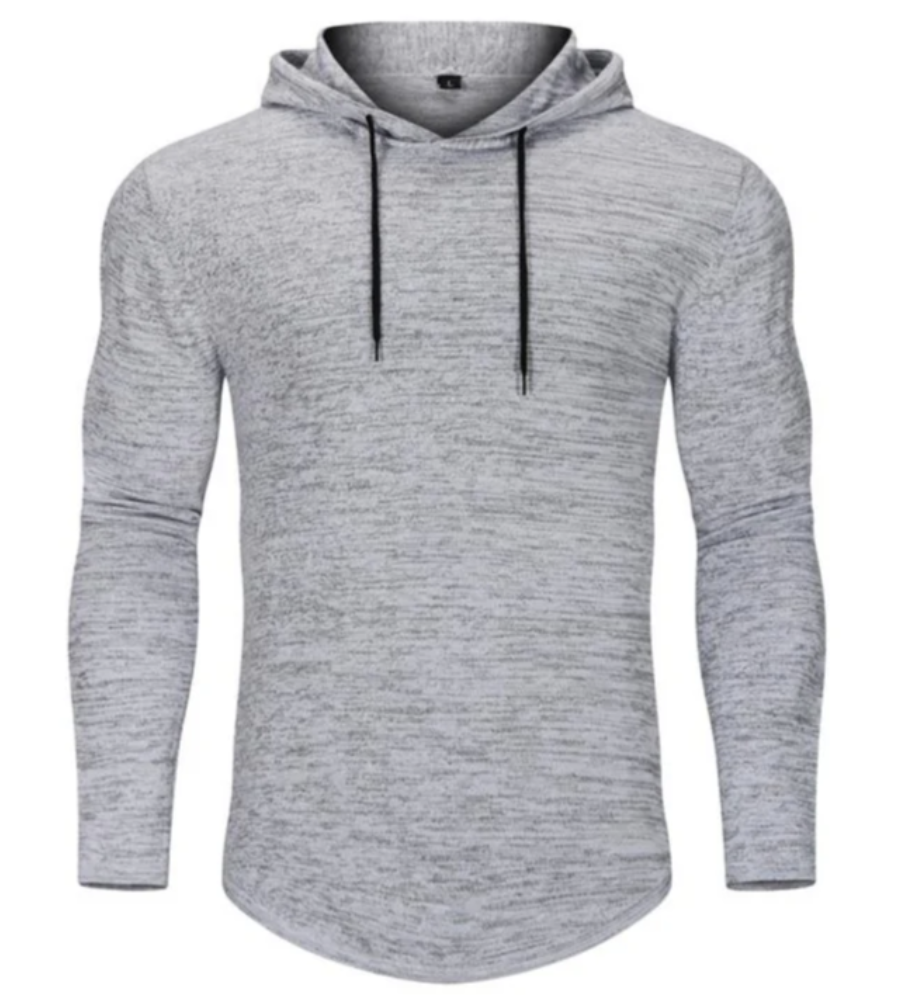 Men’s Lightweight Pullover Hoodie | Stretch Knit | Casual Everyday Layer