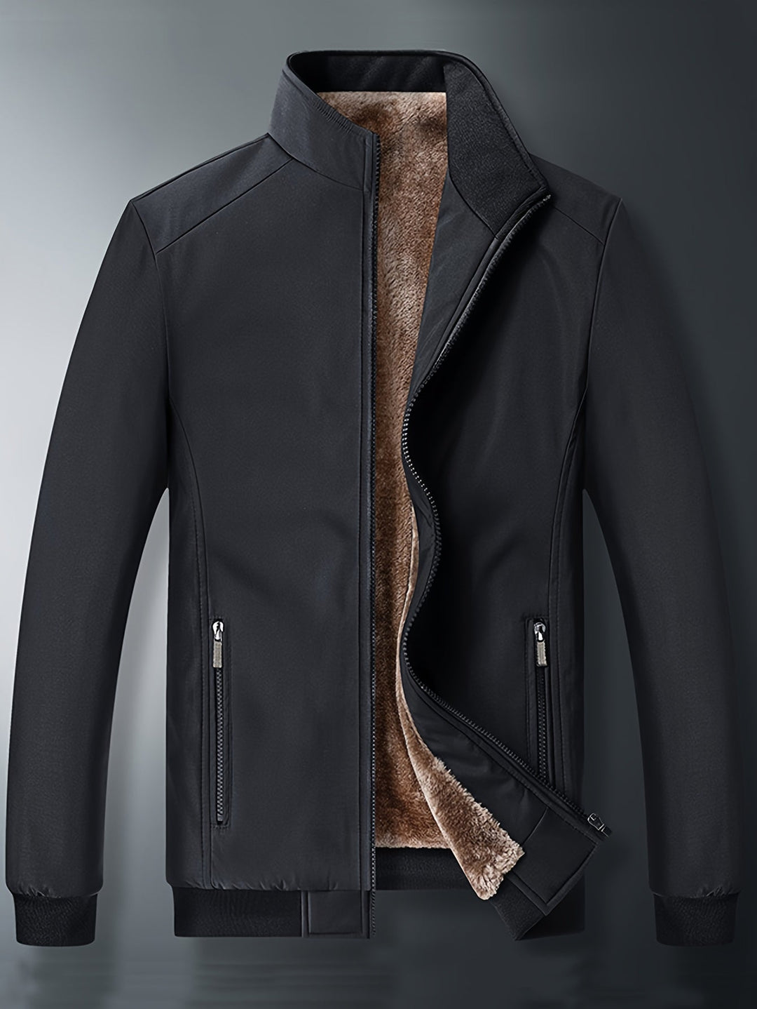 Veste softshell doublée polaire pour homme | Vêtement d'extérieur décontracté et coupe-vent | Couche urbaine pour temps froid