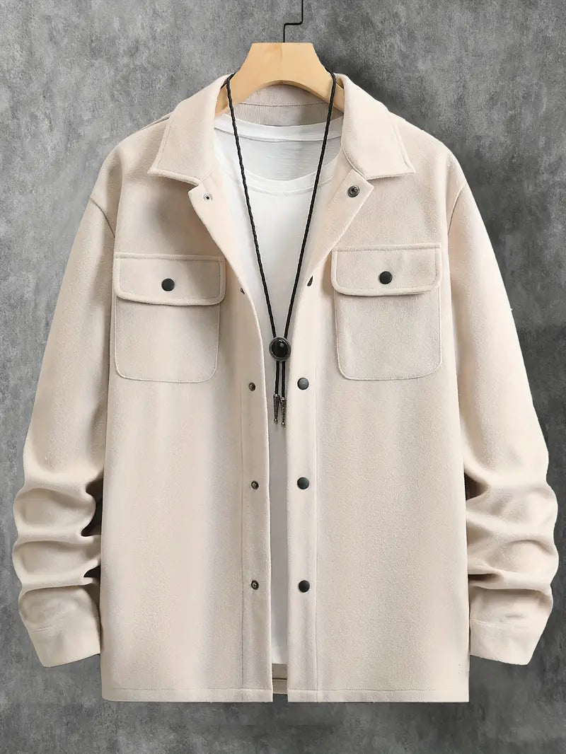 Men’s Overshirt Jacket | Wool-Blend Shacket | Smart Casual Layer