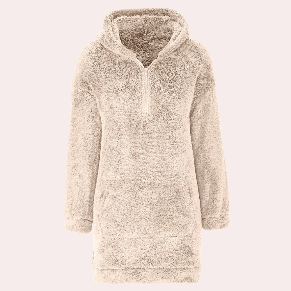 Oversized Sherpa Hoodie | Ultra-Soft & Warm | Plush Fleece | Loungewear