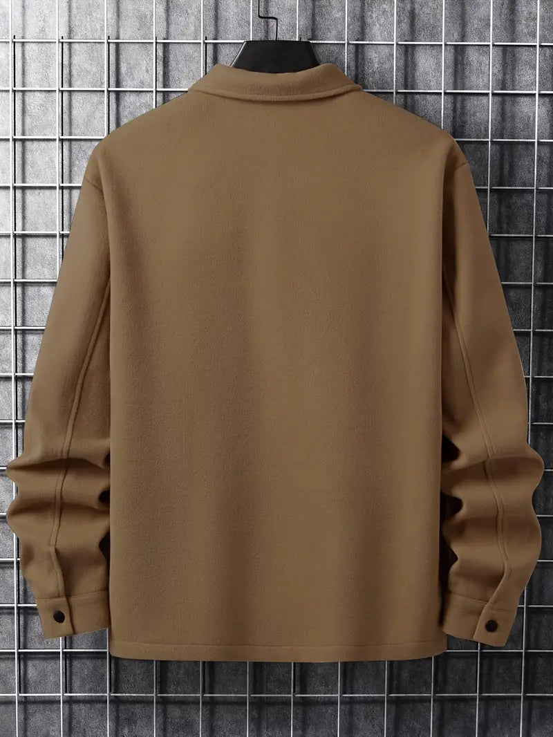 Men’s Overshirt Jacket | Wool-Blend Shacket | Smart Casual Layer