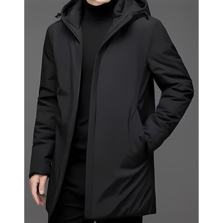 Men’s Waterproof Shell Jacket | Lightweight Hooded Raincoat | Windbreaker for Transitional Weather