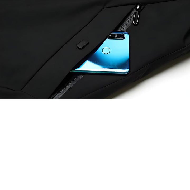 Men’s Waterproof Shell Jacket | Lightweight Hooded Raincoat | Windbreaker for Transitional Weather