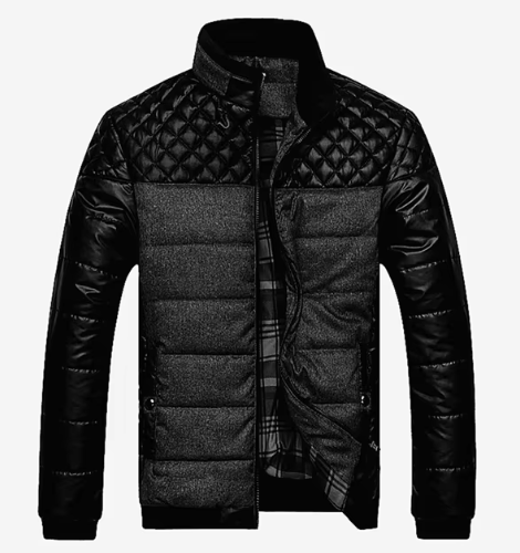 Quilted Panel Puffer Jacket | Men’s Insulated Casual Outerwear Canada