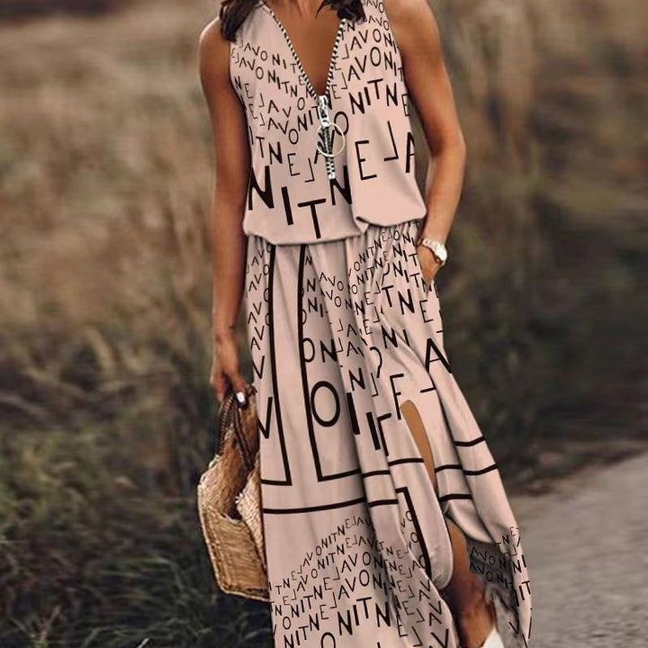 Pavina - New Elegant Printed Dress for Women