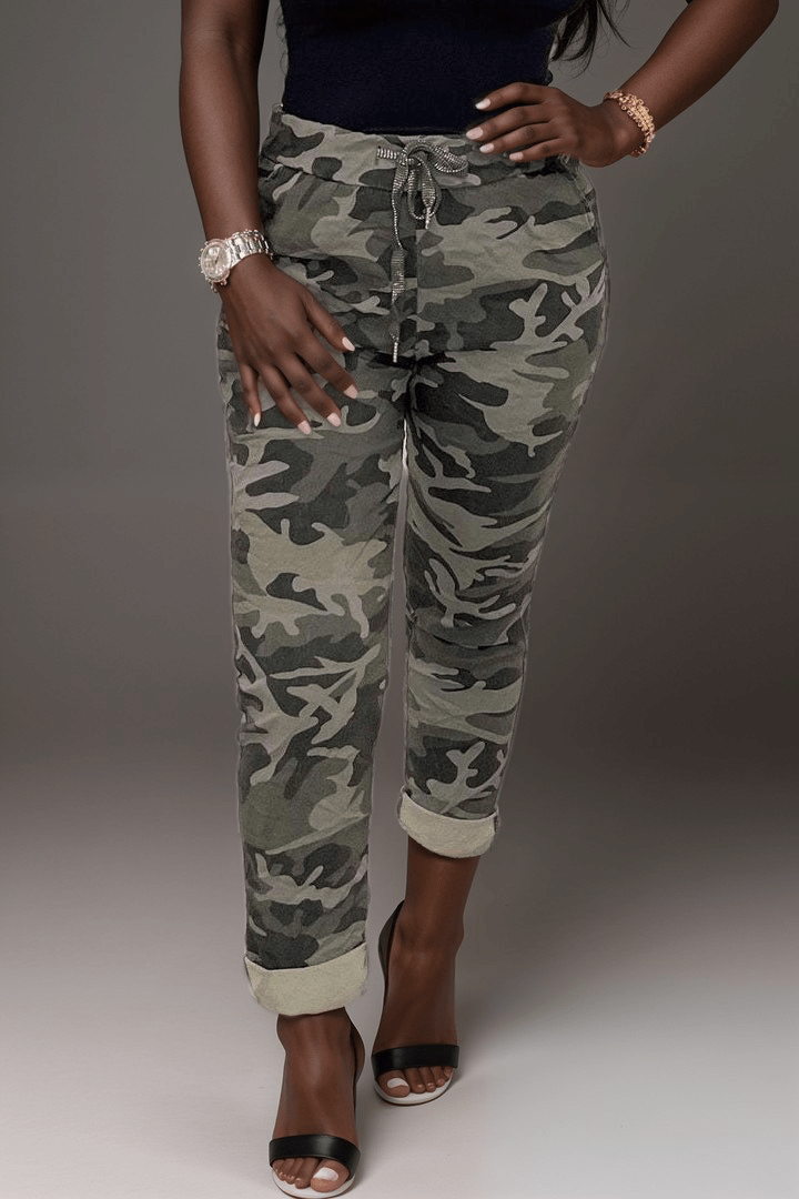 Camouflage Jogger Pants | Multicolour | Casual Wear | Cotton Blend
