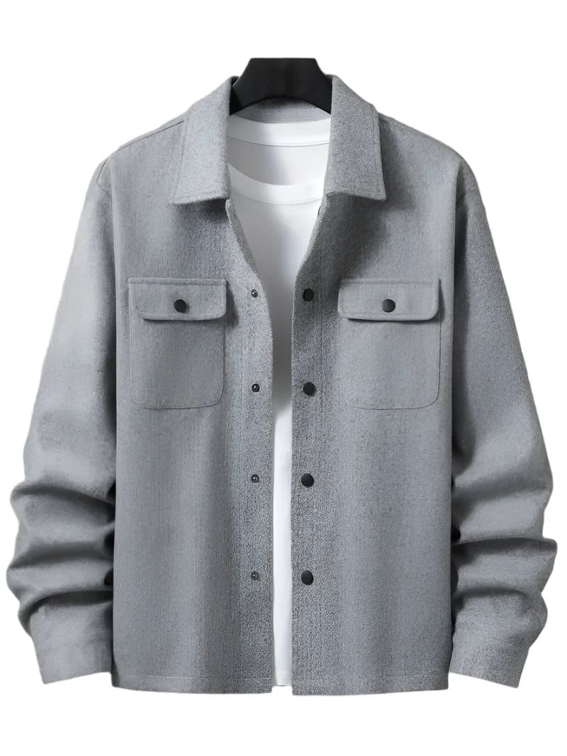 Men’s Overshirt Jacket | Wool-Blend Shacket | Smart Casual Layer