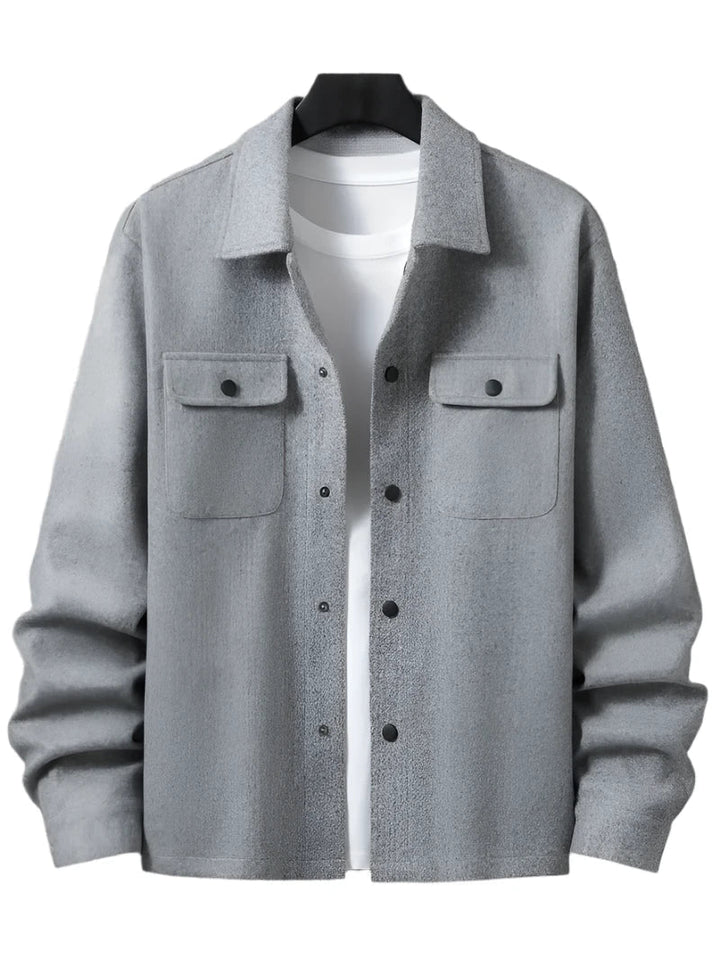 Men’s Overshirt Jacket | Wool-Blend Shacket | Smart Casual Layer