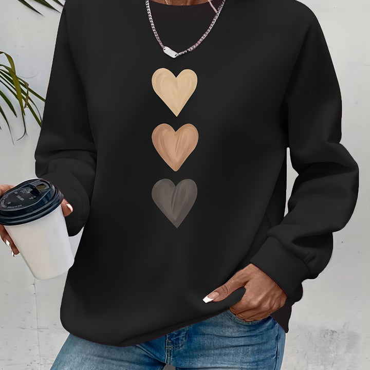 Belviera - Soft Heart Pattern Sweater