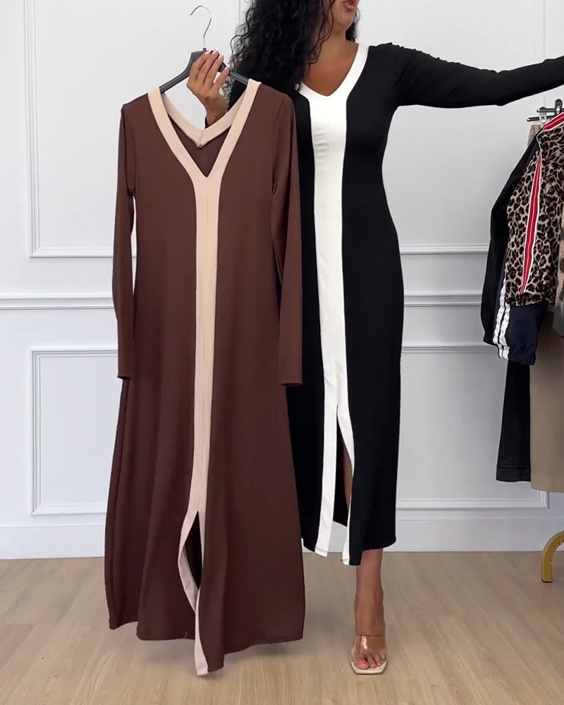 Gabrielle - Elegant Fall Winter Knit Dress