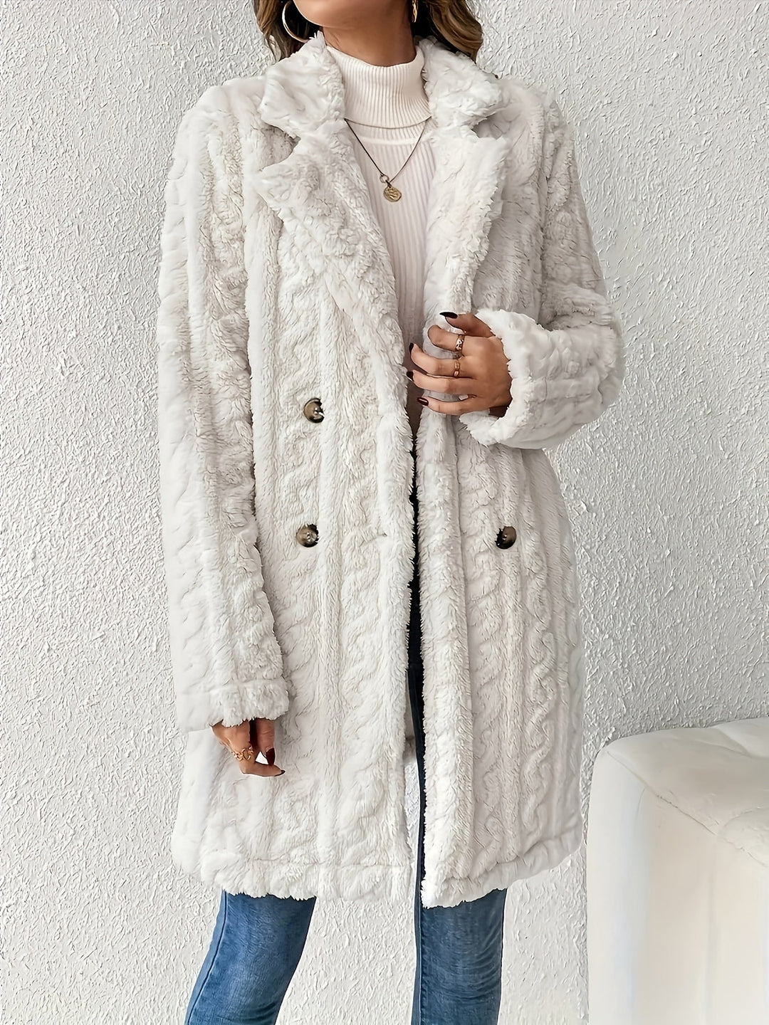 Léa - Women's faux fur coat