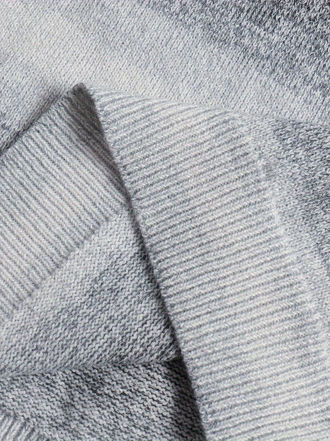 Men’s Gradient Knit Crewneck Sweater | Lightweight Ombre Pullover | Casual Fall Layer