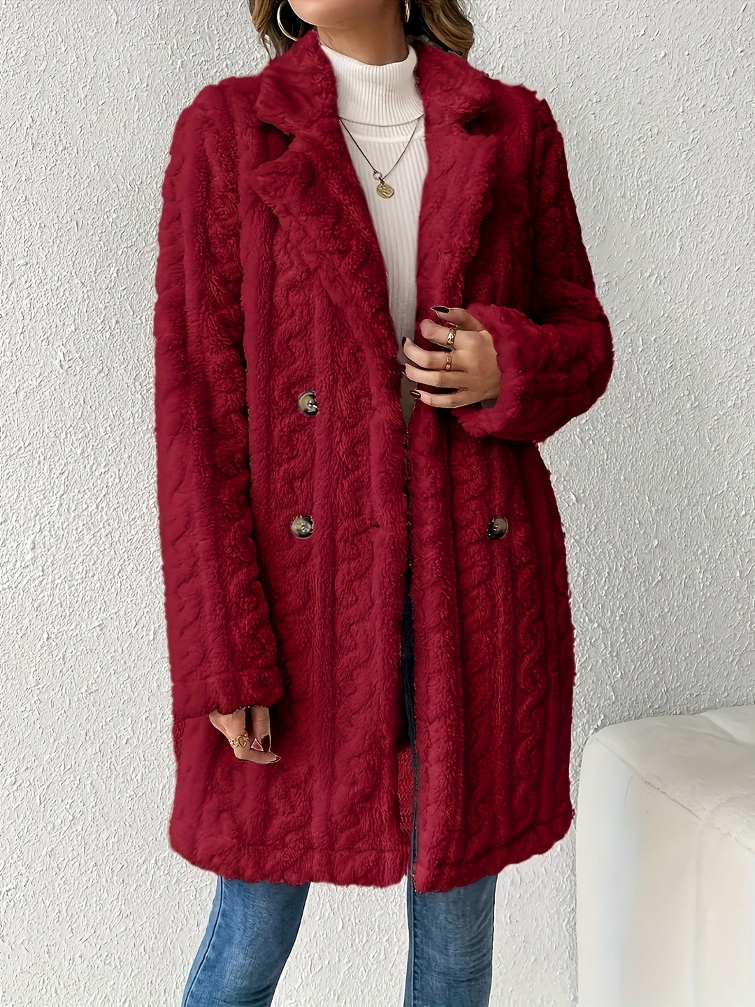 Léa - Women's faux fur coat