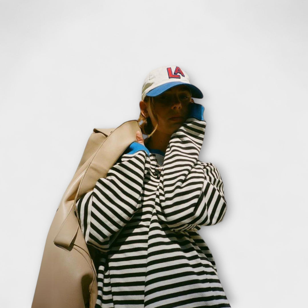 Janelisse - Casual Striped Soft Knit Sweater