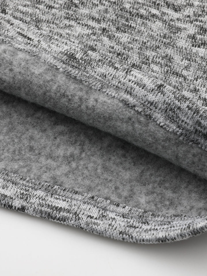 Men’s Marled Knit Henley Sweater | 3-Button Shawl Collar | Lightweight Pullover Layer