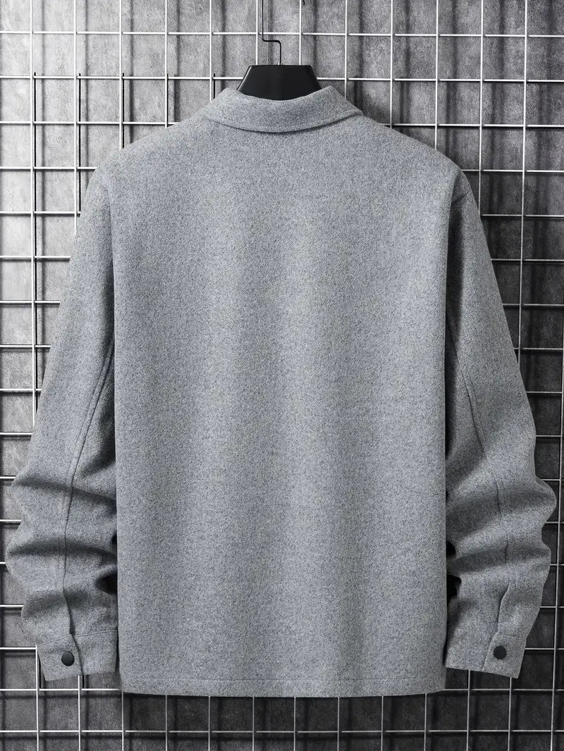 Men’s Overshirt Jacket | Wool-Blend Shacket | Smart Casual Layer