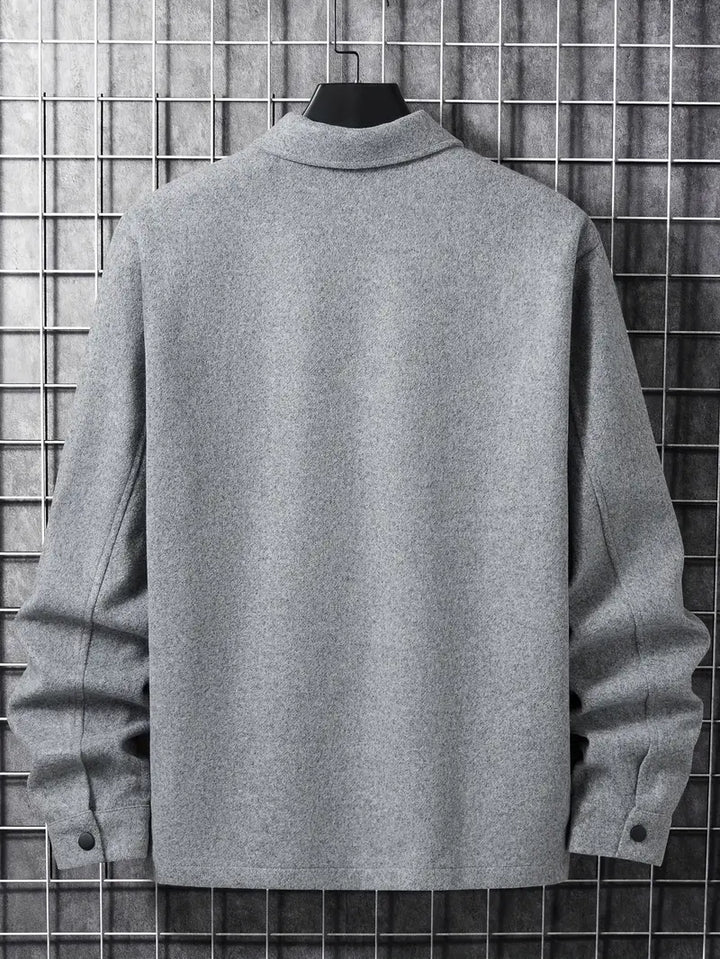 Men’s Overshirt Jacket | Wool-Blend Shacket | Smart Casual Layer