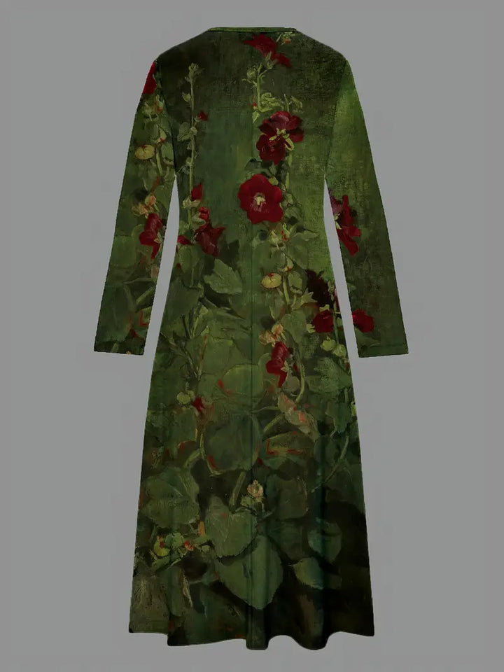 Stéphane - Chic Floral Midi Dress