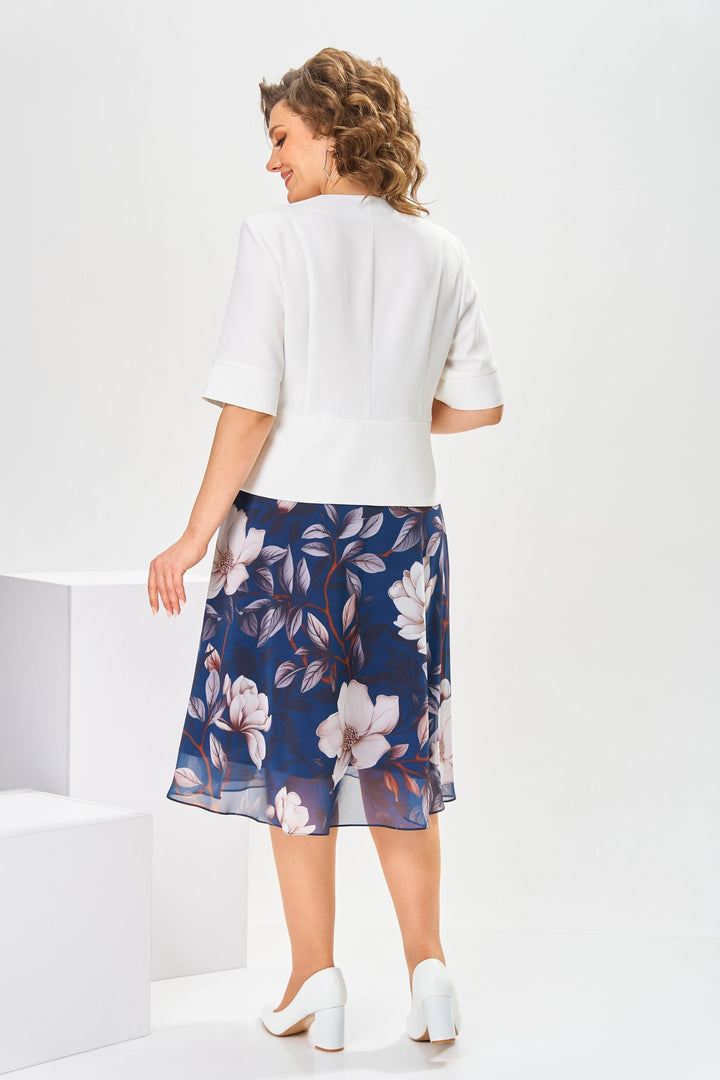 Adelisa - High Quality Cotton and Silk Dress for Natural Elegance