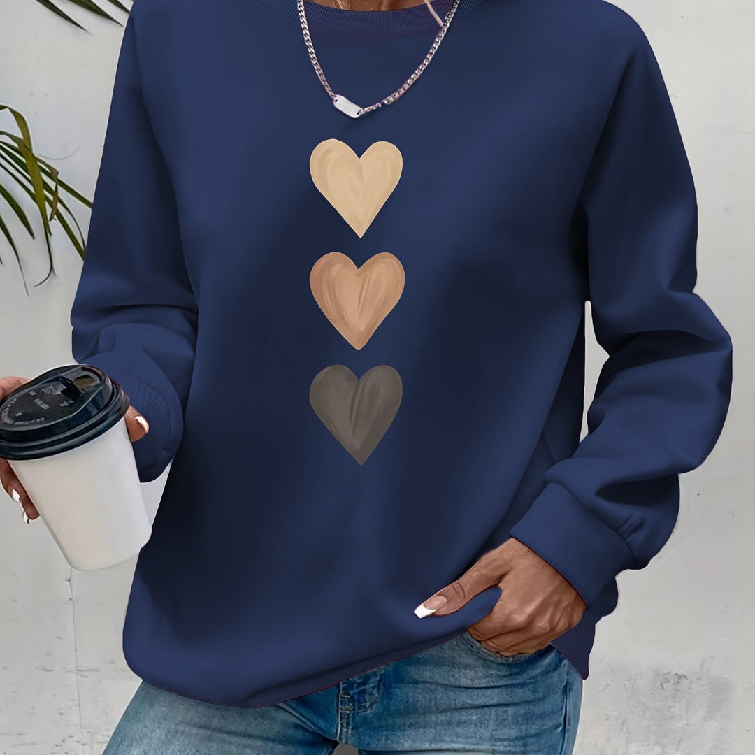 Belviera - Soft Heart Pattern Sweater