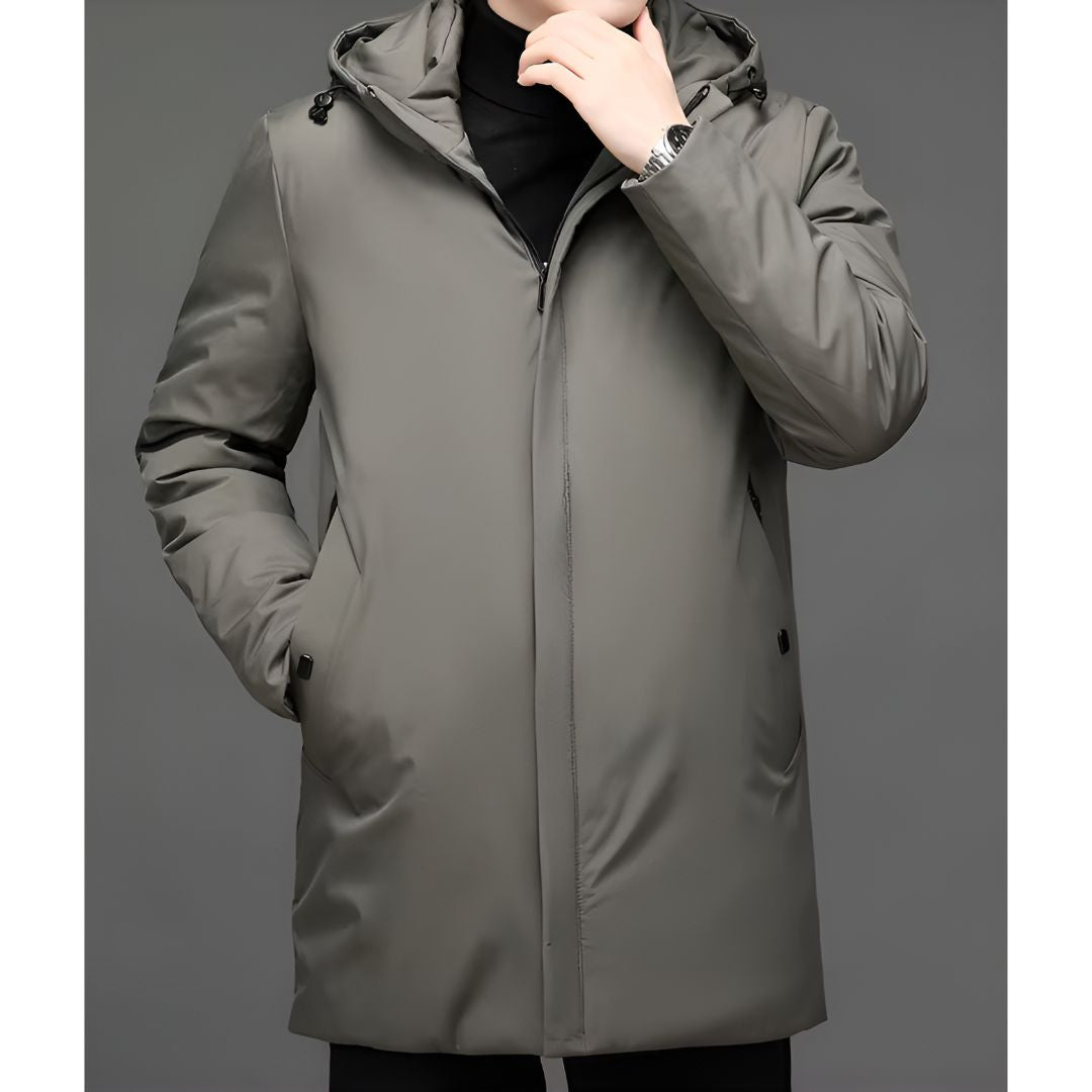 Men’s Waterproof Shell Jacket | Lightweight Hooded Raincoat | Windbreaker for Transitional Weather