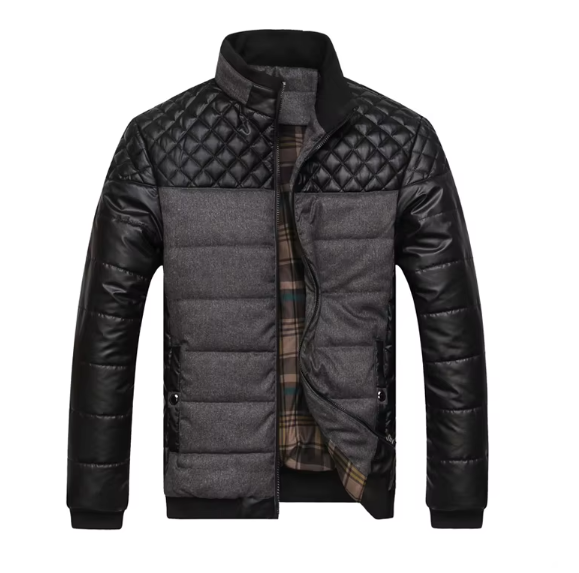 Quilted Panel Puffer Jacket | Men’s Insulated Casual Outerwear Canada