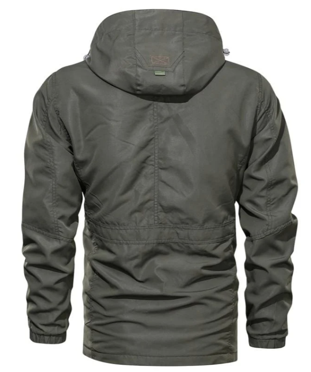 Men’s Tactical Outdoor Jacket | Multi-Pocket Waterproof Shell | Windproof Field Coat