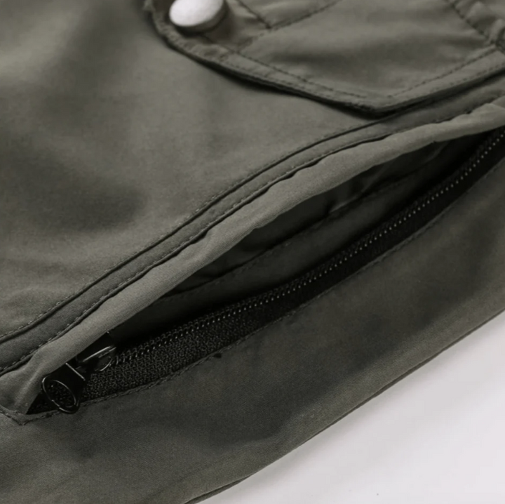 Men’s Tactical Outdoor Jacket | Multi-Pocket Waterproof Shell | Windproof Field Coat