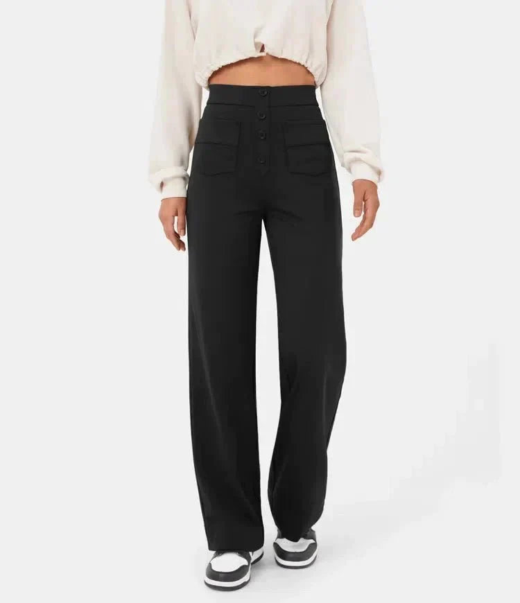 High-Waisted Wide-Leg Trousers | Versatile Fit | Casual to Office Wear