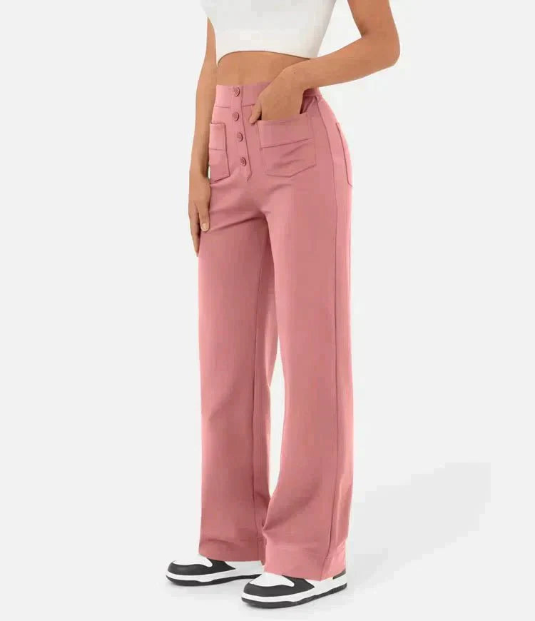 High-Waisted Wide-Leg Trousers | Versatile Fit | Casual to Office Wear